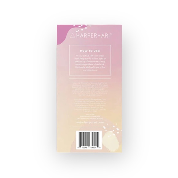 new Harper + Ari ☀︎︎ Sending Sunshine Bar Bath Bomb ☀︎︎ Pink Grapefruit ☀︎︎ Gift - Picture 3 of 16
